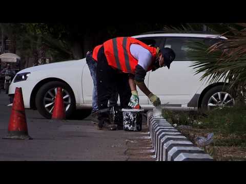 أعمال وفعاليات مبادرة بلدنا نظيفة في مدينة غزة