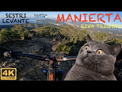 RIVA TRIGOSO (SESTRI LEVANTE)  MTB ENDURO 2021- MANIERTA onboard ORBEA RISE M10 - GOPRO 10 BLACK