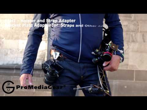 PAH1 Bracket Plate adapter for Straps and Other Attachments