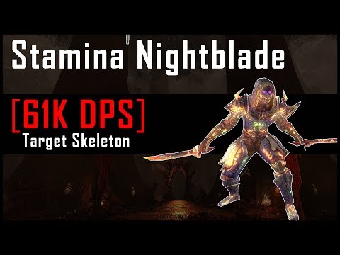 Stamina Nightblade [61k DPS] on 6mil Target Dummy