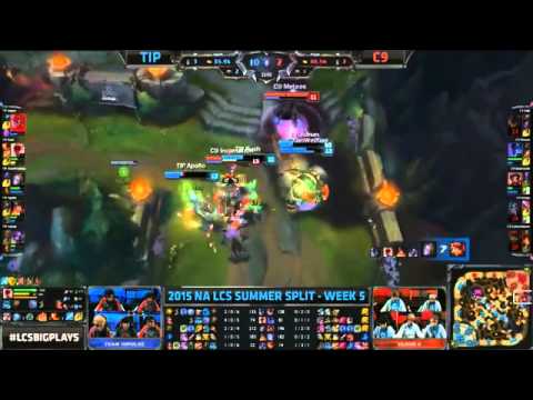 TIP vs C9 - Game 2 Highlights - Week 5 NA LCS SUMMER 2015