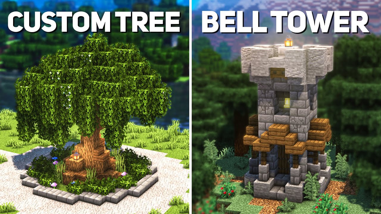 Minecraft: 8 Town Building/Structure Designs (Tutorial)