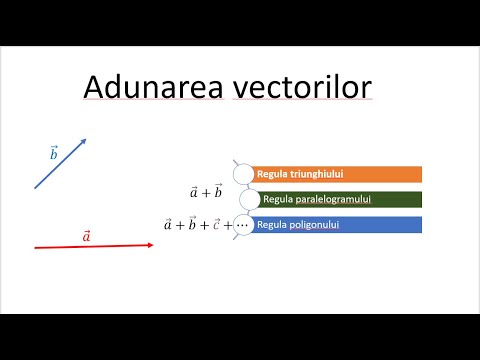 Adunarea vectorilor  Regula triunghiului  Regula Paralelogramului  Regula poligonului