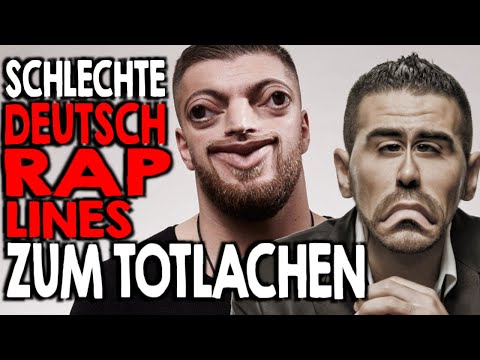 Die schlechtesten Deutsch-Rap Lines (ZUM TOTLACHEN!!)