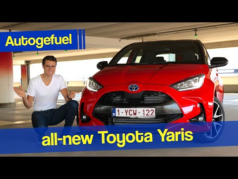 2021 Toyota Yaris driving REVIEW with new Hybrid - Autogefuel