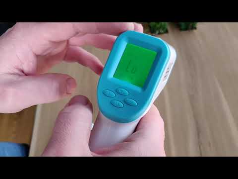 Как проверить и использовать Бесконтактный термометр для тела ZDR100