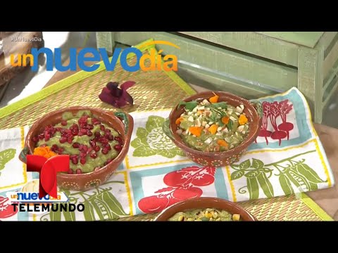 Recetas de cocina: Cómo hacer 5 tipos de Guacamole | Un Nuevo Día | Telemundo