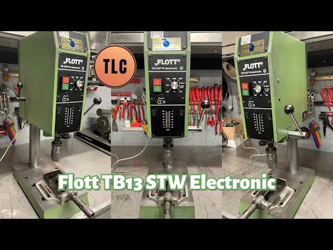 Flott TB13 STW Electronic Steppless 5000RPM Drill Press Säulenbohrmaschine Pelarborr
