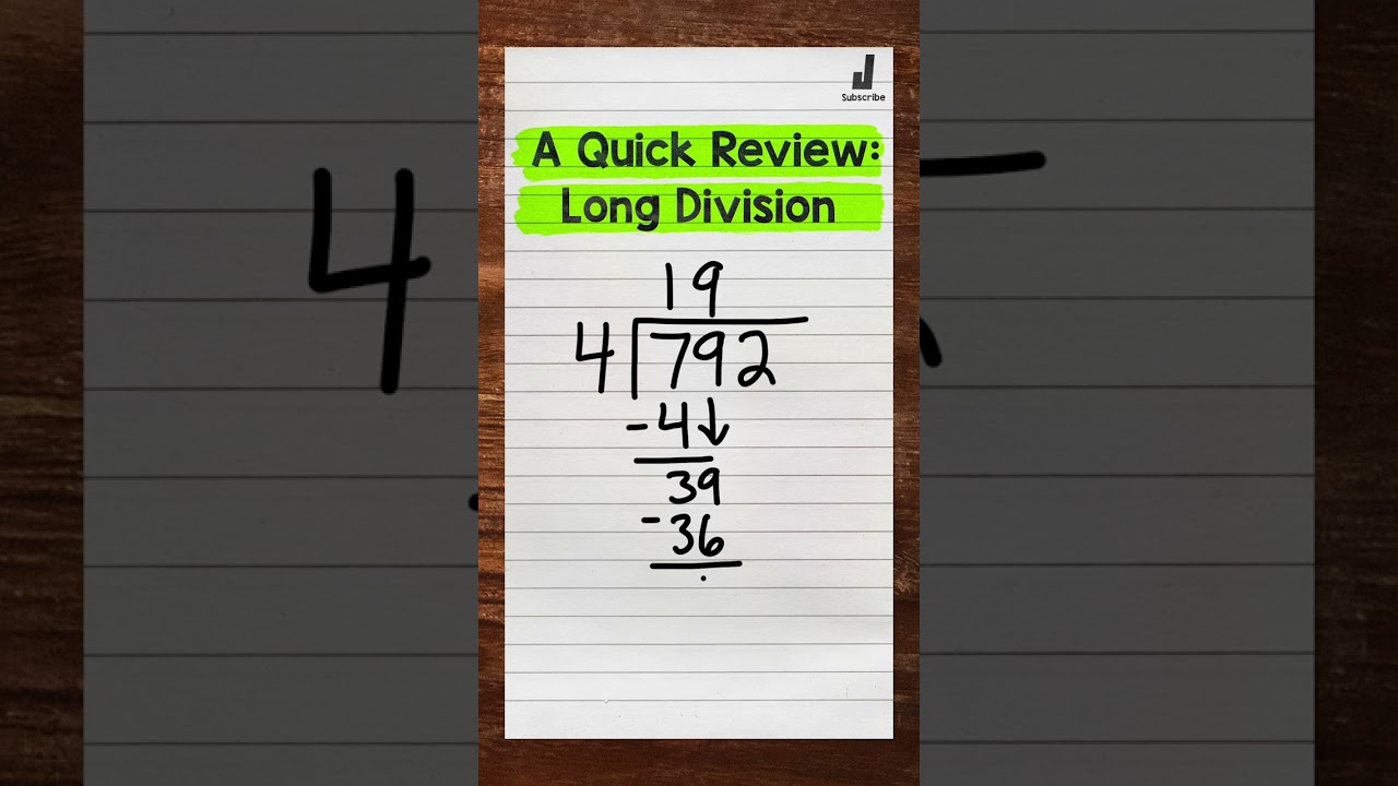 How to do Long Division | Math with Mr. J