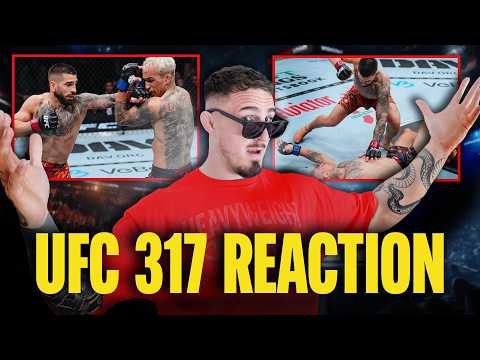 Tom Aspinall's LIVE Reaction To Ilia Topuria's Knockout at UFC 317 💥