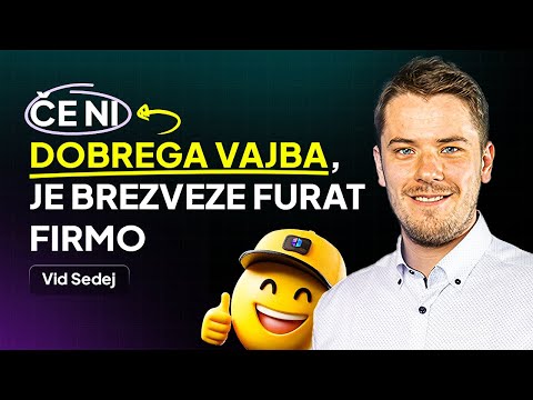 Iz nič do uspešne agencije in prestižne vloge pri TEDx - Vid Sedej⎜ProductHub #32
