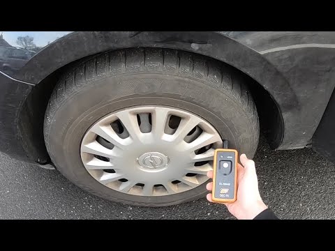 Car (GM) tire pressure sensors relearn Opel Corsa E tire pressure sensor reset TPMS instructions