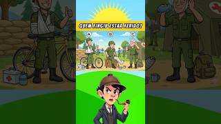 Qual soldado fingiu estar ferido? #quiz #quiztime #adivinhe #animação #charada #enigma