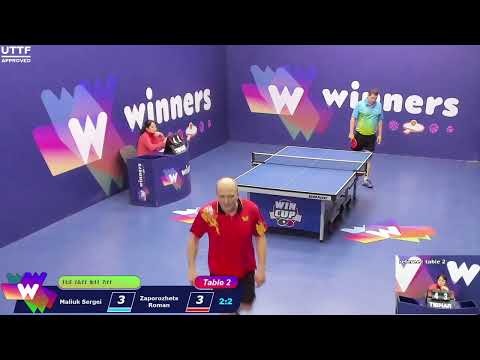 WINners CUP table 2  08.01  Maliuk Sergei - Zaporozhets Roman   20:30