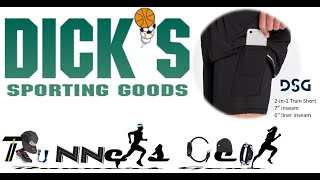 Dick's Sporting Goods 2-in-1 Train Short | Running Short | Compression Liner & Pocket | Runners Gear