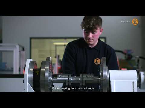 RIGIFLEX-N A-H: Assembly and disassembly of the steel lamina coupling in half shell design | KTR