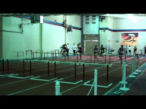 2011 York Open- Womens 60m Hurdles Heat 1