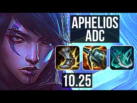 APHELIOS & Lulu vs SWAIN & Nautilus (ADC) | 8/1/5, 300+ games, Dominating | KR Master | v10.25