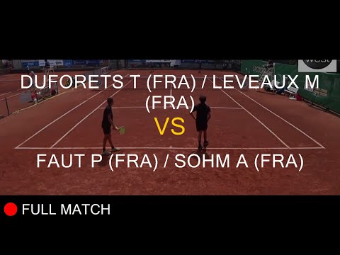 DUFORETS T (FRA) / LEVEAUX M (FRA) VS FAUT P (FRA) / SOHM A (FRA) - La Balle Mimosa 2021
