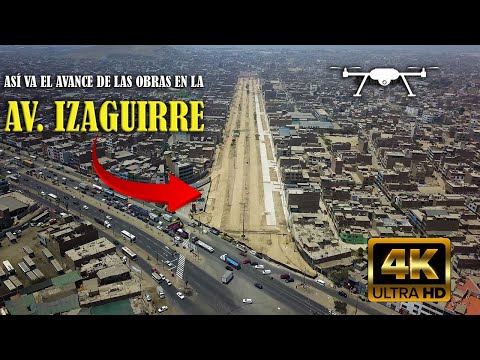 Avance Obras Avenida Carlos Izaguirre en San Martín de Porres | Vista Aérea Drone 19/12/2025