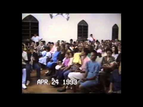 inauguração da igreja assembleia guarda mor  parte 06   25 04 1993
