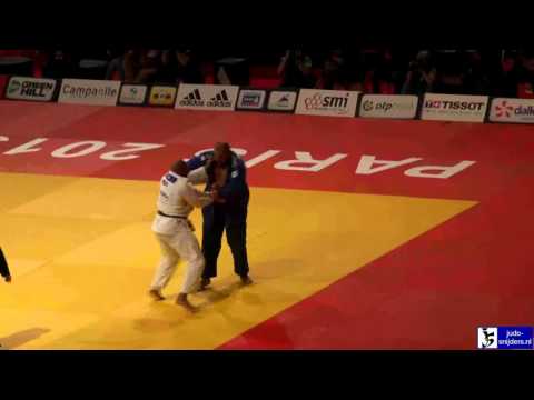 Judo 2015 Grand Slam Paris: Meyer (NED) - Jaballah (TUN) [+100kg] bronze