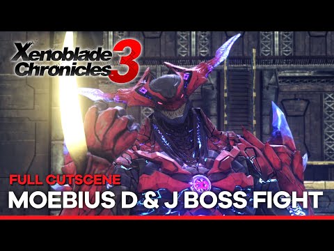 XENOBLADE CHRONICLES 3 - Moebius D & J BOSS FIGHT FULL CUTSCENE (Japanese Voice English Subs)
