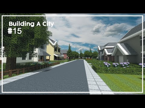 TheBuildingDuck - Building A City #15 // The Suburbs (Part 1) // Minecraft Timelapse