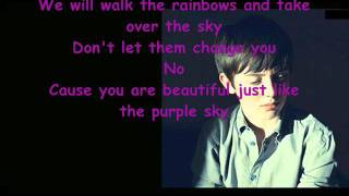 Purple Sky - Greyson Chance (Lyrics)