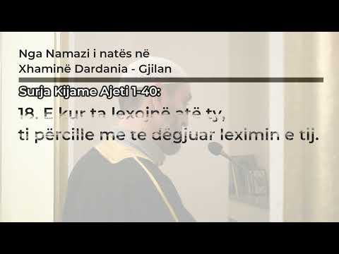 Emocione të shumta gjatë Sures Kijame në 40 Ajete