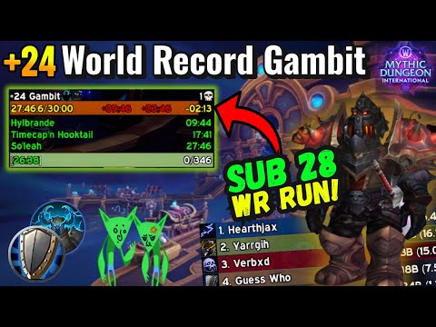 MDI World Record +24 So'leah's Gambit! | Protection Warrior PoV