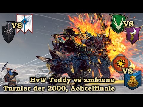 HvW Teddy vs ambiene - Achtelfinale - Liga der 2000 - Total War: Warhammer 2 deutsch