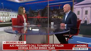 MSNBC: DEADLINE WHITE HOUSE - JAN 31, 2024 - BIDEN CONSOLES FAMILIES, BOLTON WARNS AMERICA