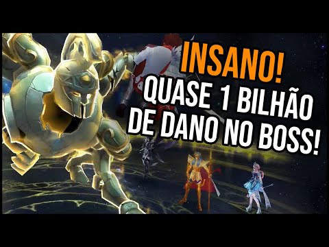 INACREDITÁVEL! QUASE 1 BILHÃO DE DANO NO BOSS DA LEGIÃO! - SAINT SEIYA AWAKENING