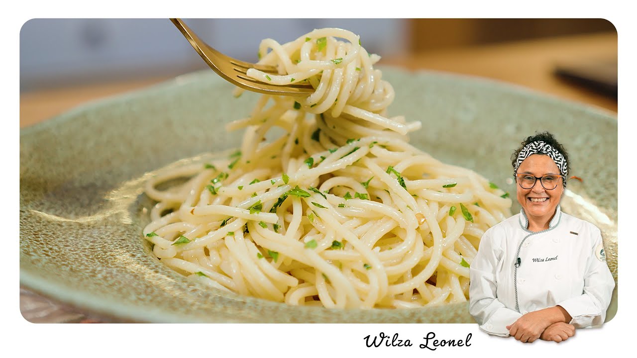 MACARRÃO ALHO E ÓLEO COMO VOCÊ NUNCA VIU! - Wilza Leonel