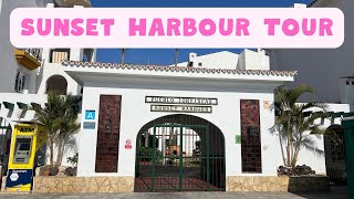 Sunset Harbour/ Pueblo Torviscas grounds and apartment tour, Costa Adeje, Teneri
