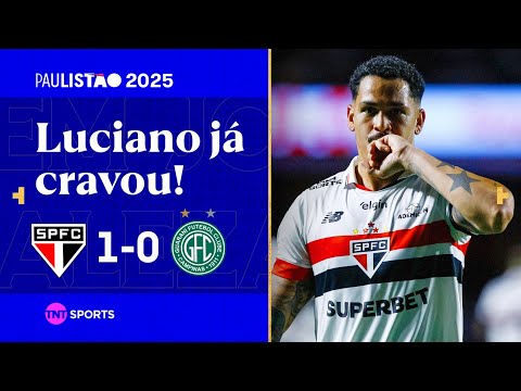 Gols e lances de São Paulo x Guarani