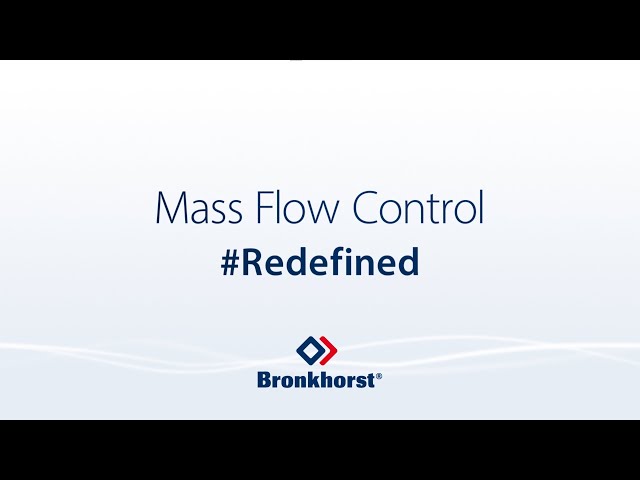Mass Flow Control Redefined