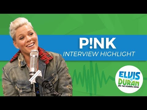 P!nk Chats Working with Eminem | Elvis Duran Show