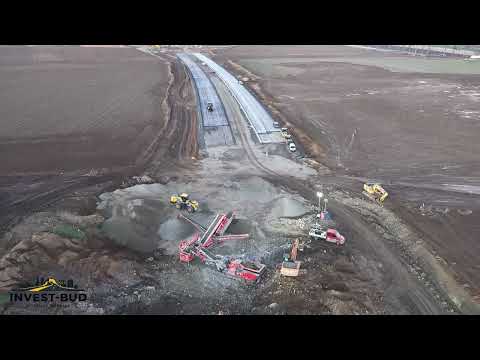 S8 odc.  3 Jordanów - Łagiewniki film z powietrza grudzień 2025