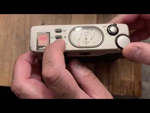 The Nikon 35Ti's dials in action