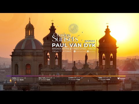 Chasing Sunsets invites Paul van Dyk - Three Cities, Malta