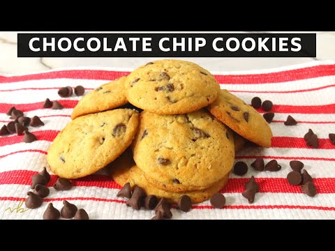THE BEST HOMEMADE Chocolate Chip Cookies | NO EGGS