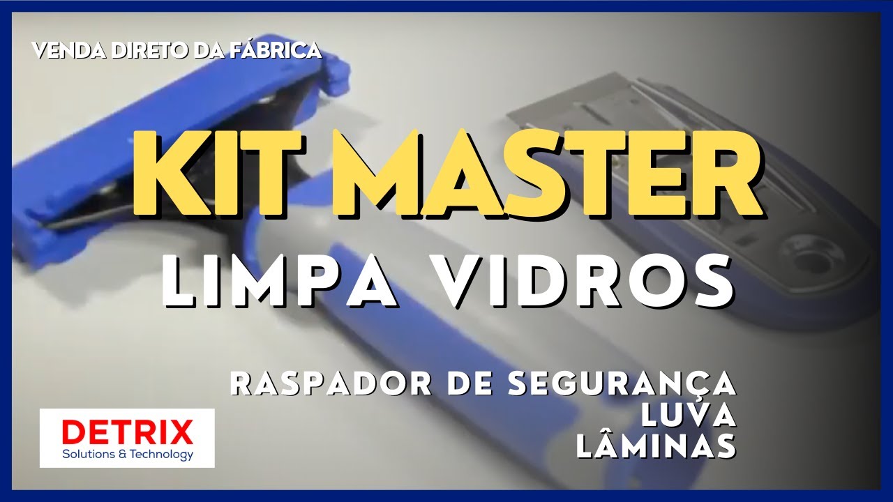 Kit Master Limpa Vidros – Kit Limpeza de Vidros Bralimpia – Limpa Vidros – Lava Vidros