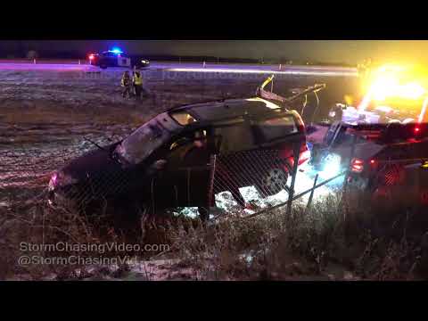 Saint Cloud, MN Wreck Recovery and Rolling Road Block - 12/15/2017