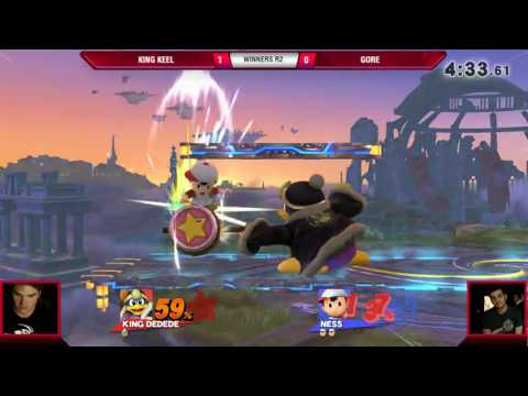 VS Weekly 7/13/17 - Winners R1 - King Keel (D3) vs Gore (Ness) - Smash 4