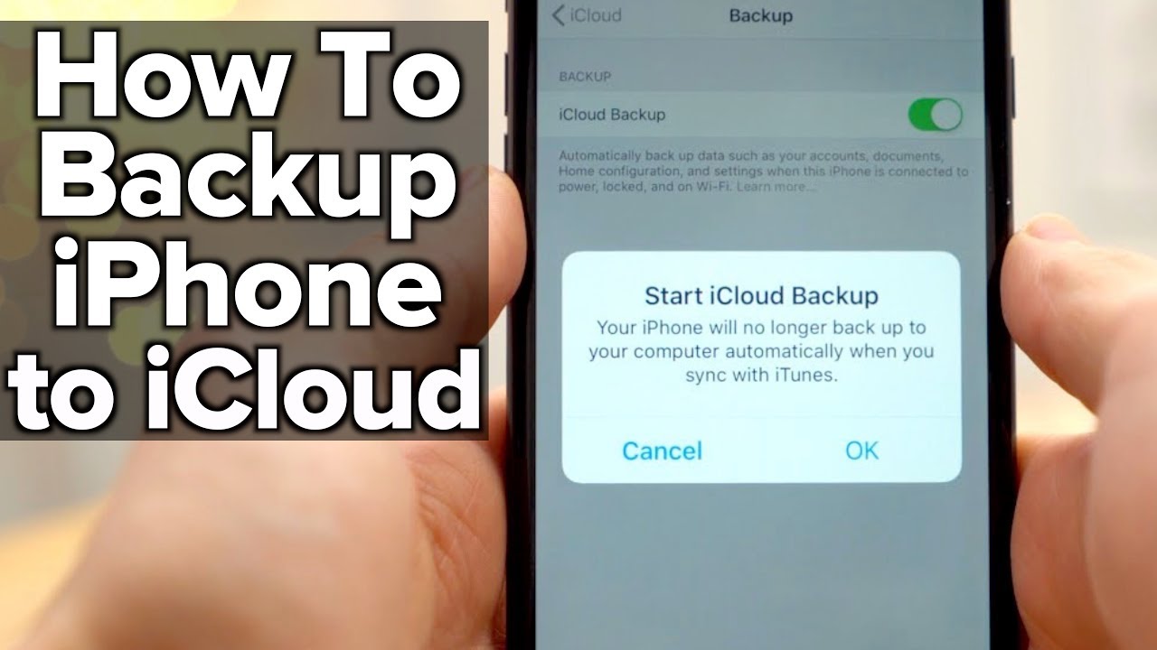 How can I see what's backed up to iCloud?