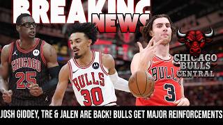 JOSH GIDDEY IS BACK! 😤 Bulls Get MAJOR Reinforcements vs Raptors (Jalen Smith Too!)