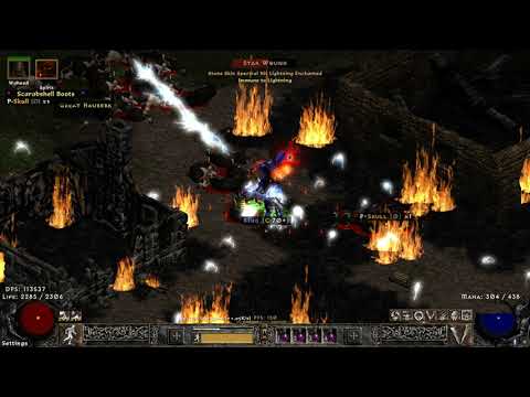 Project Diablo 2 Season 7 Javazon Lightning Strike Fortified Blood Mood 354% Density + Gheed Event