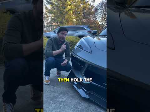 How to install a front splitter on the corvette c8 #automobile #corvette #carculture #modified